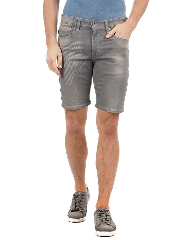 Pepe Jeans London Men Casual Wear Grey Shorts